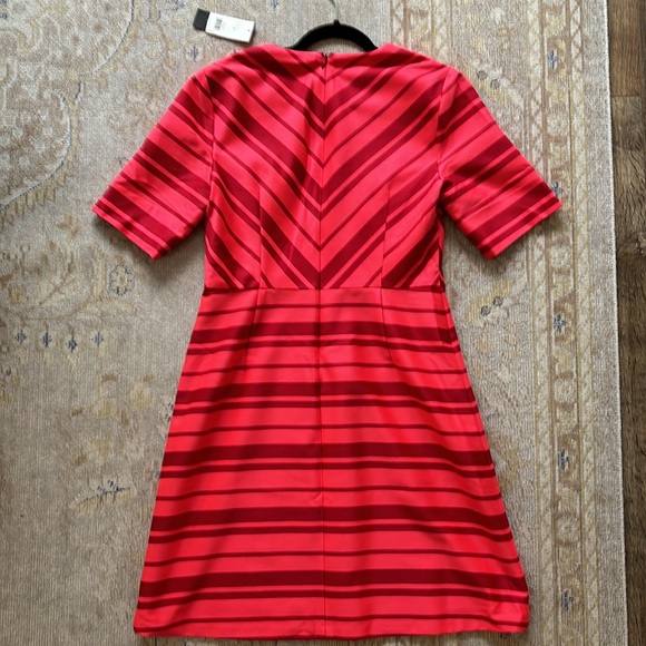 NWT Banana Republic Red Striped A-Line Dress 8 - Picture 5 of 5